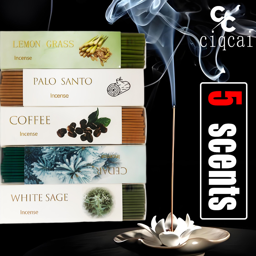 Quality Home Fragrance - 【5 กลิ่น】ธูปแท่งคุณภาพสูง ทำด้วยมือ เนื้อหนา ขนาด 12