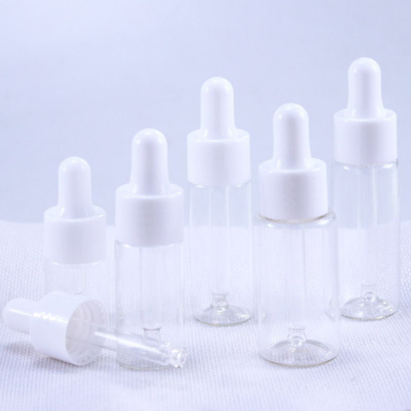 Home Fragrance Jar - 50ชิ้น/ล็อต5Ml 10Ml 15Ml 20Mlแก้วDropperขวดขวดกับPipetteสำหรับเครื่องสำอางค์น้ำหอมขวดน้ำมันหอมระเหย