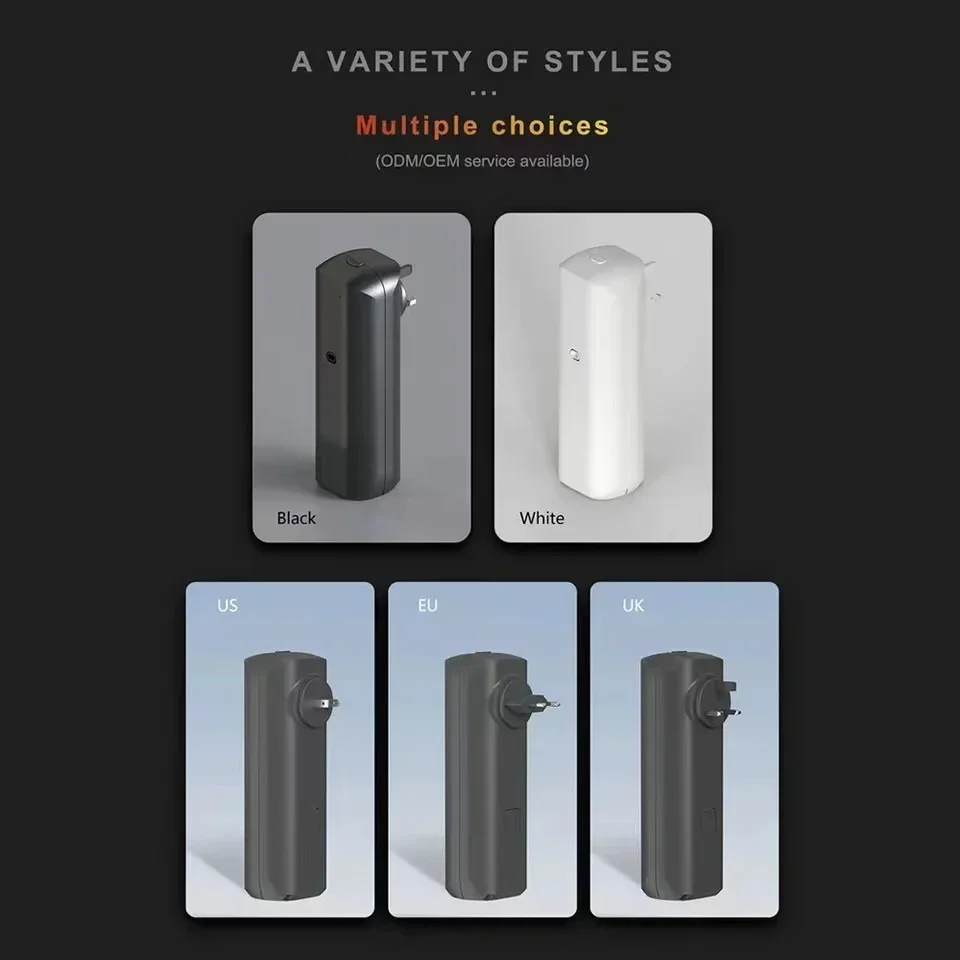 Home Fragrance Vaporizer - เครื่องกระจายกลิ่นหอมแบบติดผนัง ใช้กับน้ำมันหอมระเหย พร้อมระบบควบคุมผ่านแอปพลิเคชันบลูทูธ สำหรับบ้านและสำนักงาน
