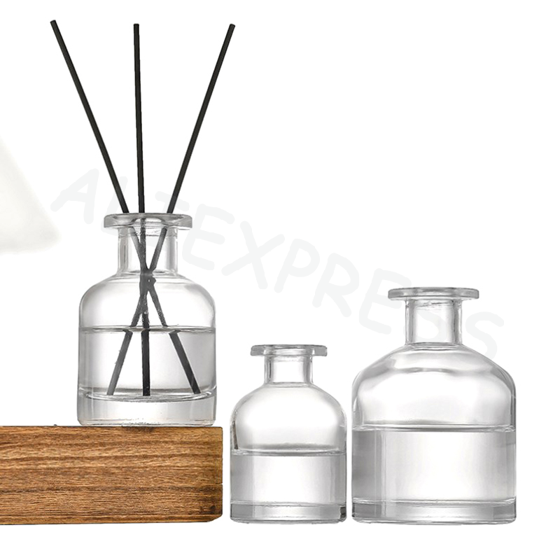 Home Fragrance Jar - ขวดน้ำมันหอมระเหยแบบกระจายกลิ่นพร้อมก้านไม้หอม 1 ชิ้น 50 มล. ขวดน้ำหอมปรับอากาศสำหรับบ้าน