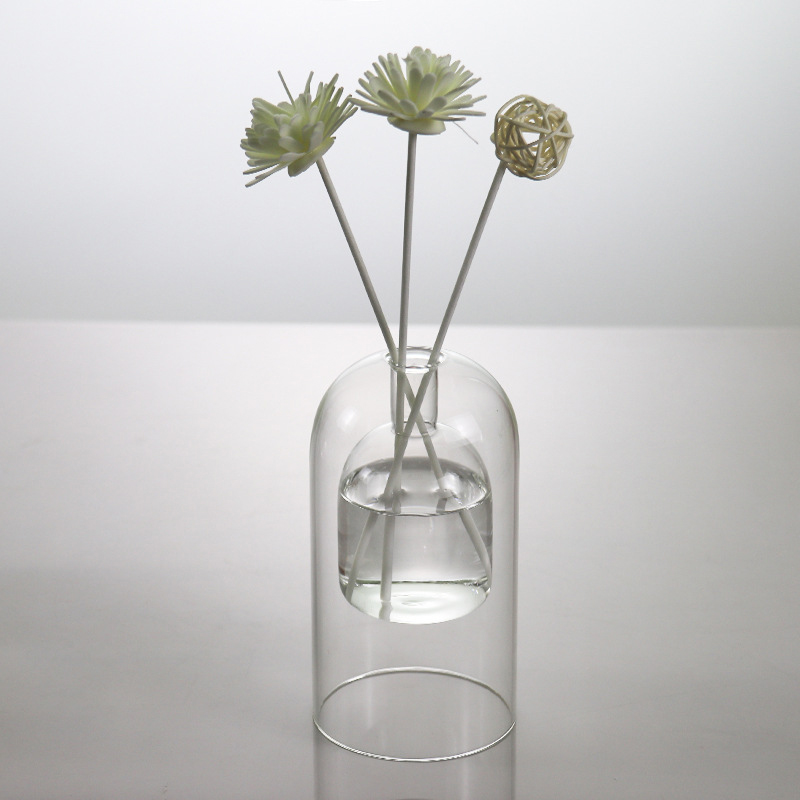 Home Fragrance Best - น้ําหอมที่ว่างเปล่าแก้ว Reed Diffuser ขวดสําหรับตาราง Centerpiece เทียนผู้ถือของขวัญเพื่อนที่ดีที่สุดผู้หญิงวาเลนไทน์