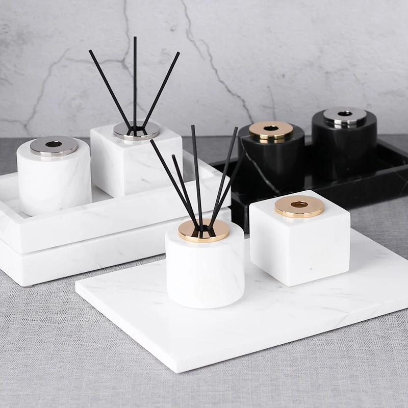 ขวดน้ำหอมอโรมาเธอราพีลายหินอ่อ - Home Fragrance Luxury บทวิจารณ์และราคา