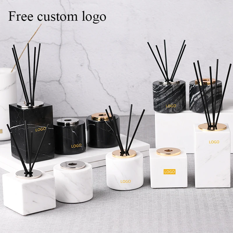 ขวดน้ำหอมอโรมาเธอราพีลายหินอ่อ - Home Fragrance Luxury บทวิจารณ์และราคา