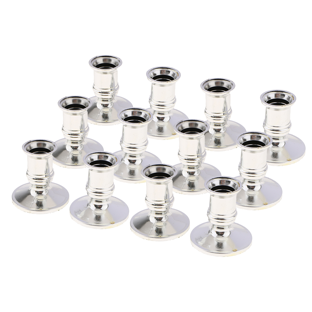 12Pcs พลาสติก Chamberstick เรี - Beeswax Taper Candle บทวิจารณ์และราคา