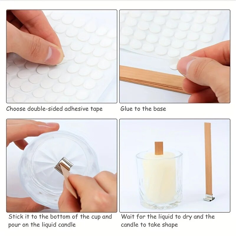 30pcs คุณภาพสูงไม้เทียน Wick พ - Beeswax Taper Candle บทวิจารณ์และราคา