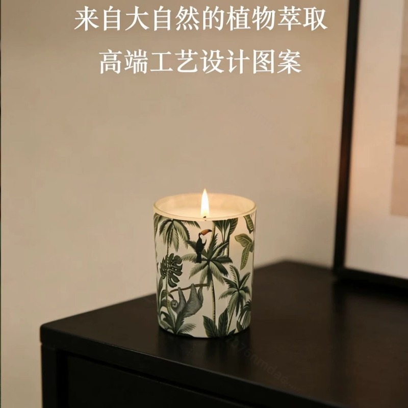 เทียนหอมกลิ่นถั่วเหลืองในขวดแก - Home Fragrance Jar บทวิจารณ์และราคา