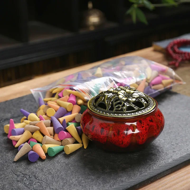 60 ชิ้นธูปหอม Cones ความวิตกกั - Home Fragrance Luxury บทวิจารณ์และราคา
