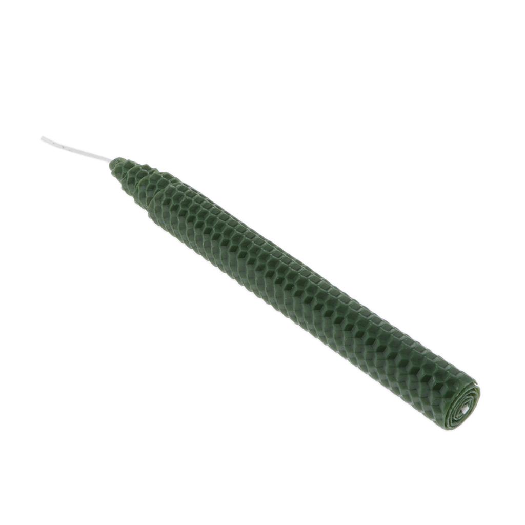 เทียนขี้ผึ้งธรรมชาติทำมือ ไร้ห - Beeswax Taper Candle บทวิจารณ์และราคา