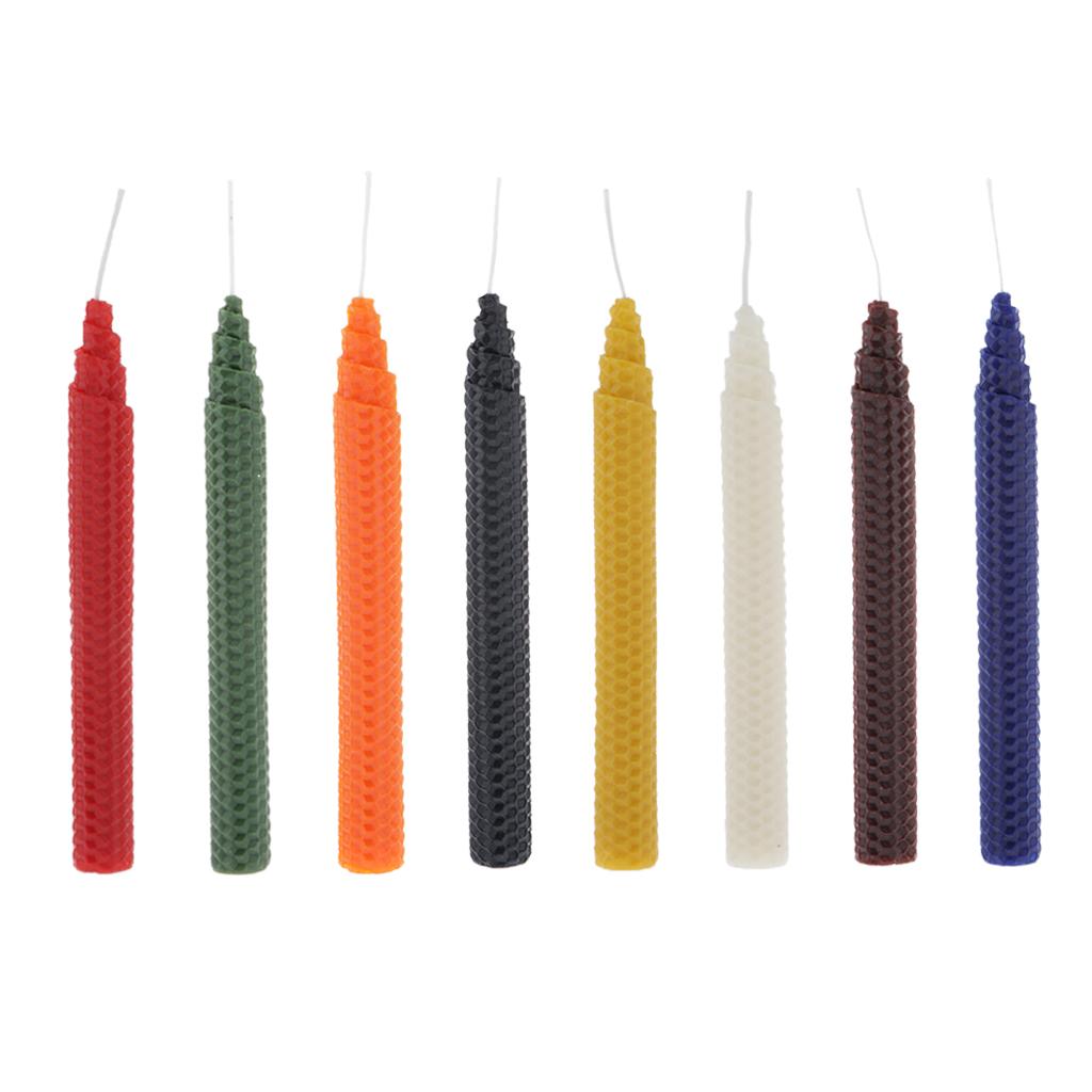 เทียนขี้ผึ้งธรรมชาติทำมือ ไร้ห - Beeswax Taper Candle บทวิจารณ์และราคา
