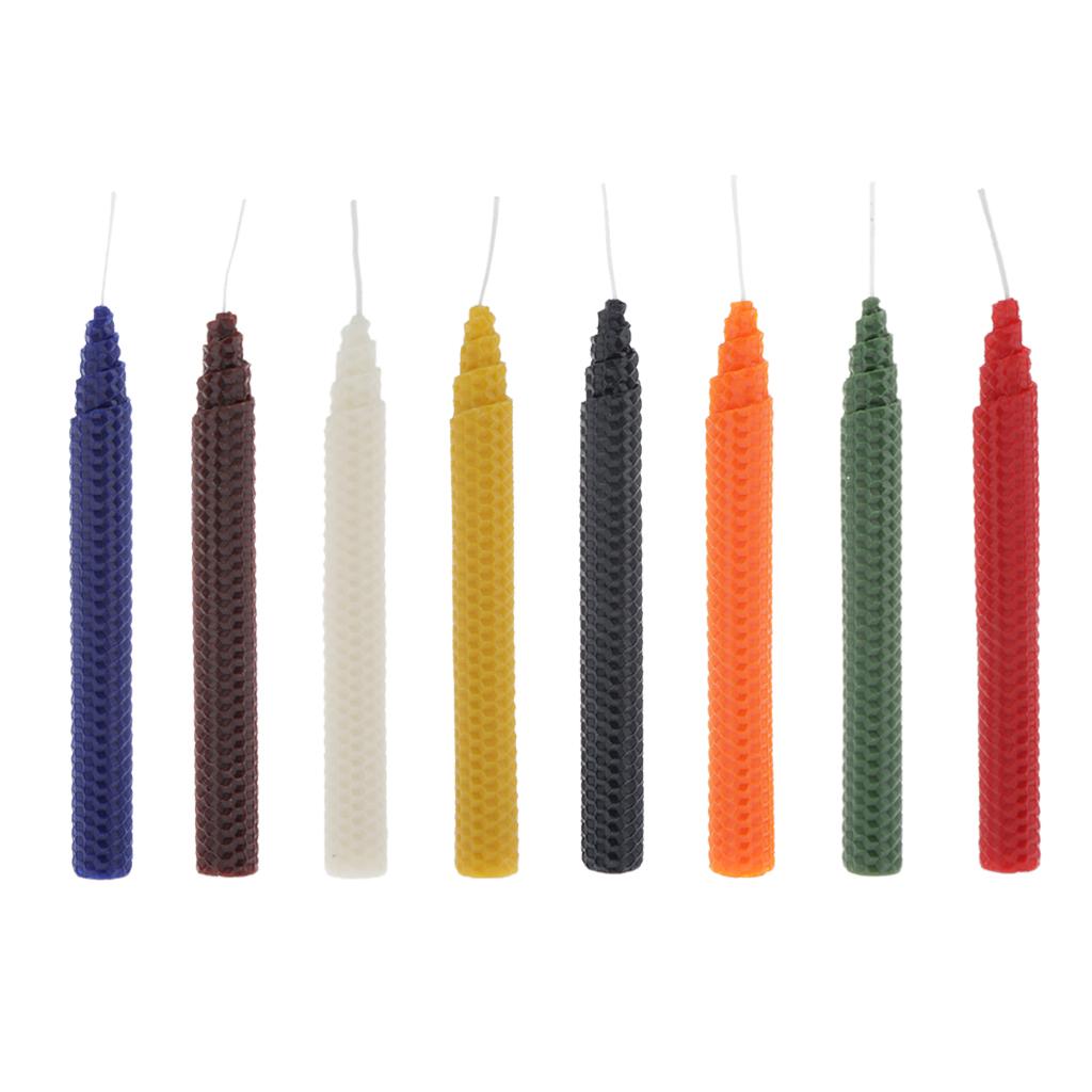 เทียนขี้ผึ้งธรรมชาติทำมือ ไร้ห - Beeswax Taper Candle บทวิจารณ์และราคา