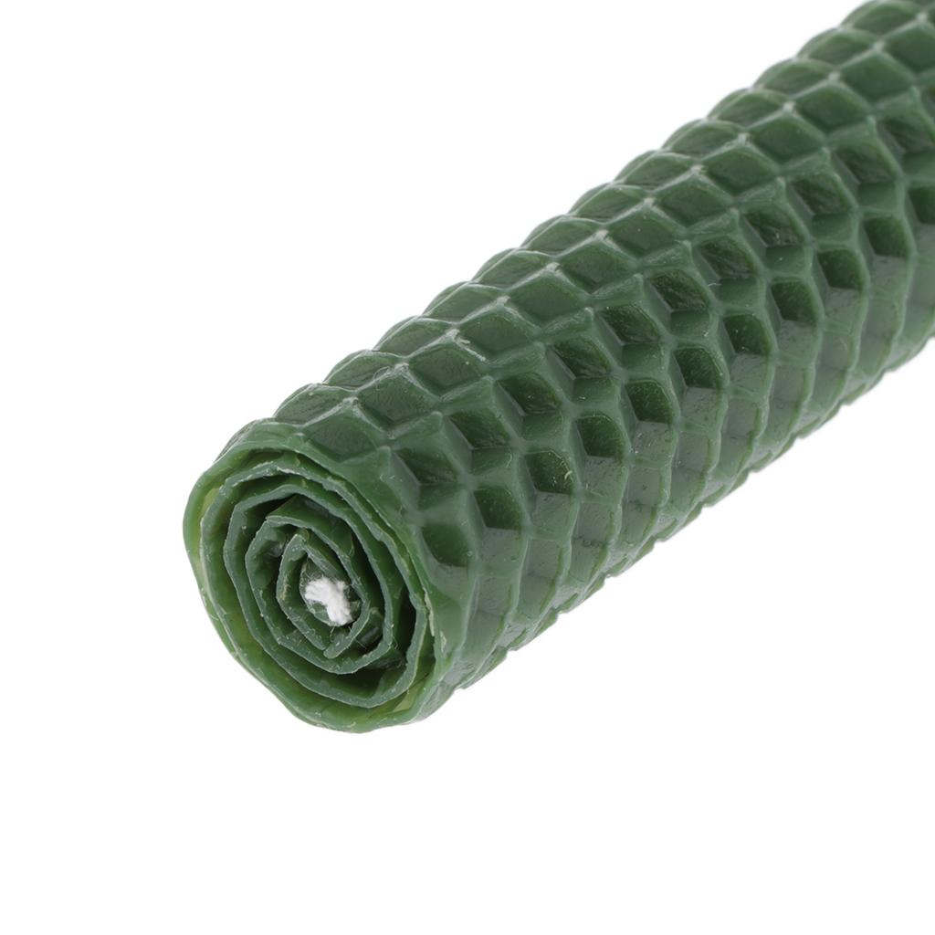 เทียนขี้ผึ้งธรรมชาติทำมือ ไร้ห - Beeswax Taper Candle บทวิจารณ์และราคา