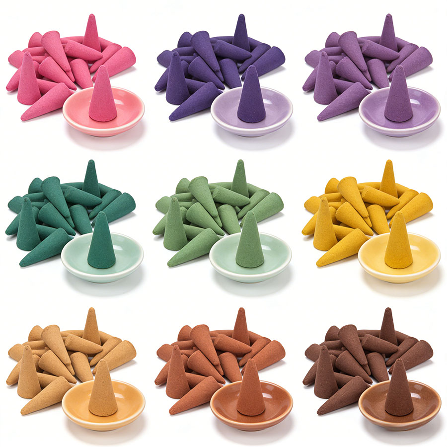 ธูปหอมแบบผสมชนิดกรวยและเม็ด กล - Home Fragrance Luxury บทวิจารณ์และราคา