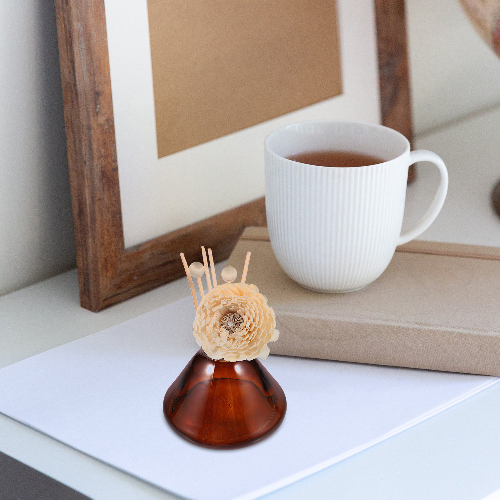 ขวดแก้วอโรมาเธอราพี ปากกว้าง ข - Home Fragrance Jar บทวิจารณ์และราคา